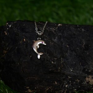 Elegant Dolphin Pendant Necklace